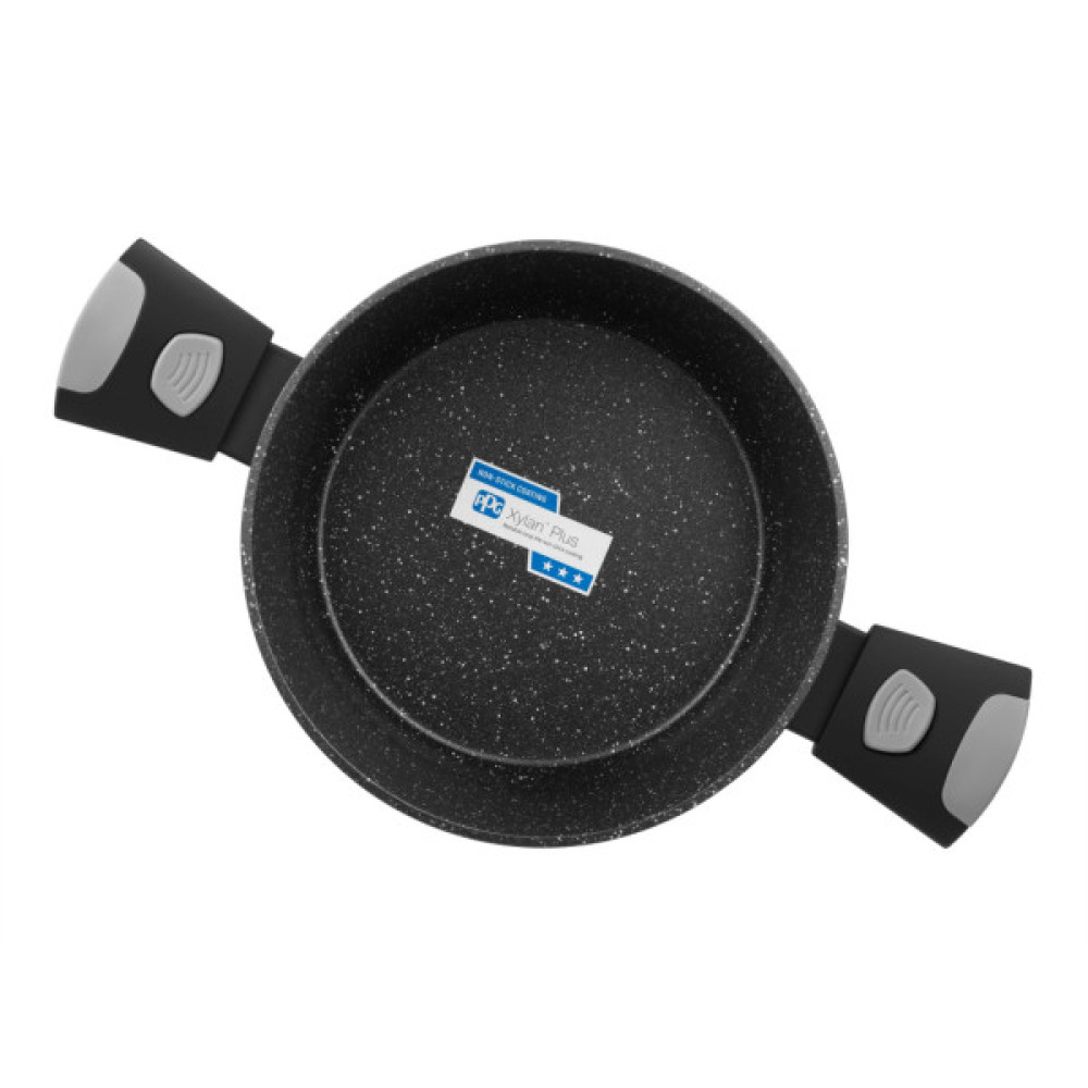 Каструля Ardesto Gemini Bari, 2.5л, алюміній, чорний (AR1925AC)