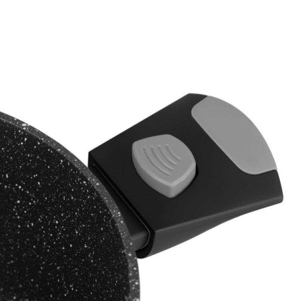 Каструля Ardesto Gemini Bari, 2.5л, алюміній, чорний (AR1925AC)