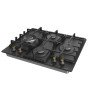 Варильна поверхня Gorenje газова, 60см, чавун, чорний