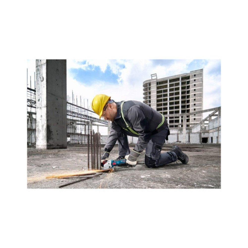 Шліфувальна машина Bosch GWS 18V-11 125мм, 18В, 2x5Ah, 0-9000об/хв, 1.7кг, кейс (0.601.9N4.103)