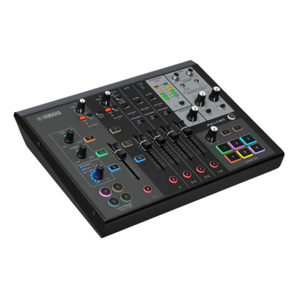 Аудіоінтерфейс Yamaha AG08 Black