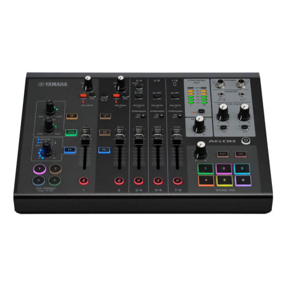 Аудіоінтерфейс Yamaha AG08 Black