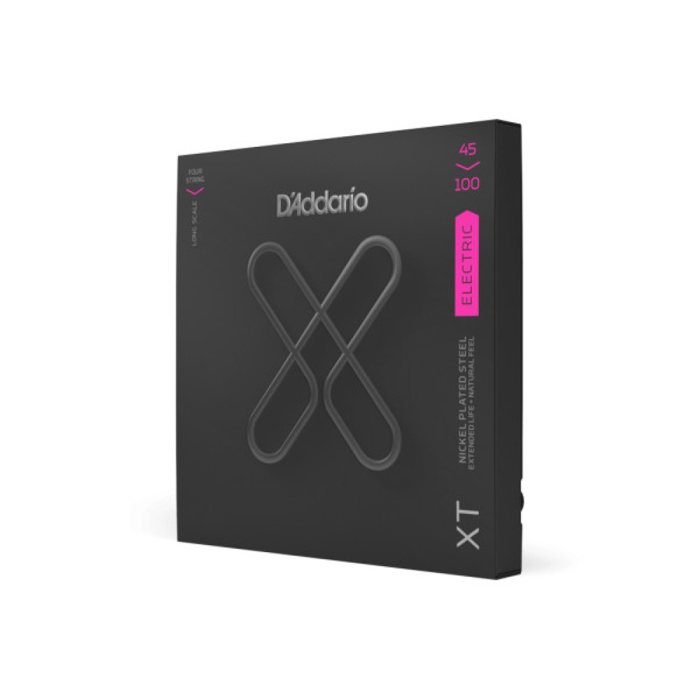 Струни для гітари D'Addario XT Bass Nickel Plated Steel Regular Light (45-100) (XTB45100)