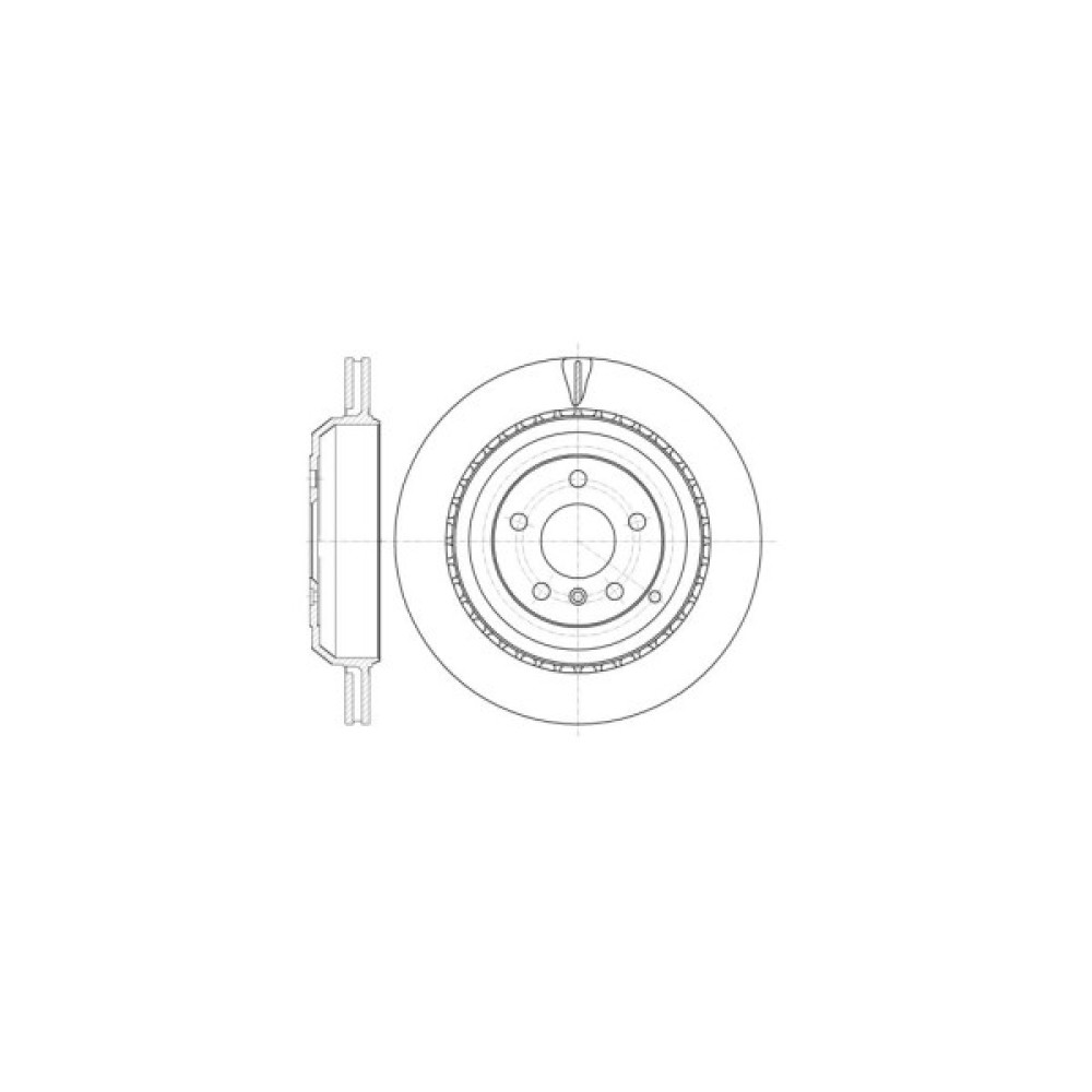 Гальмівний диск REMSA 61031.10