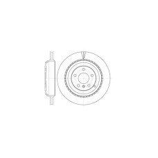 Гальмівний диск REMSA 61031.10
