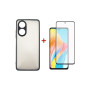 Чохол до мобільного телефона Dengos Kit for OPPO A58 4G case + glass (Black) (DG-KM-36) Чохол до мобільного телефона Dengos Kit for OPPO A58 4G case + glass (Black) (DG-KM-36)