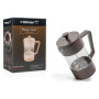 Френч-прес Hölmer Lotus Чорний 600 мл (FP-00600-PBR Lotus) Френч-прес Hölmer Lotus Чорний 600 мл (FP-00600-PBR Lotus)