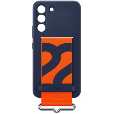 Чохол до мобільного телефона Samsung Silicone with Strap Galaxy S22 Plus Navy (EF-GS906TNEGRU) Чохол до мобільного телефона Samsung Silicone with Strap Galaxy S22 Plus Navy (EF-GS906TNEGRU)