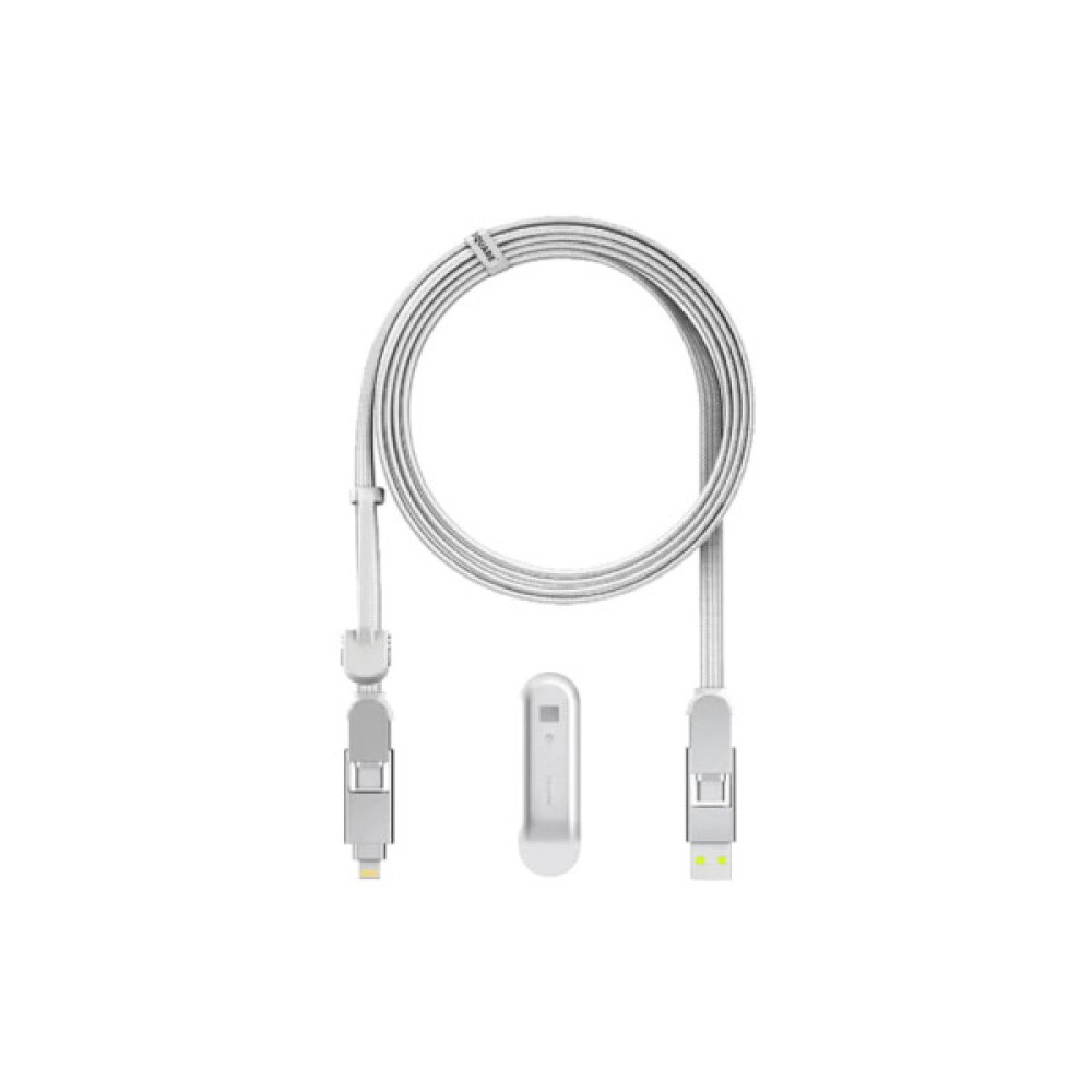 Дата кабель 6in1 inCharge XL 2.0m white Rolling Square (XLM02R)