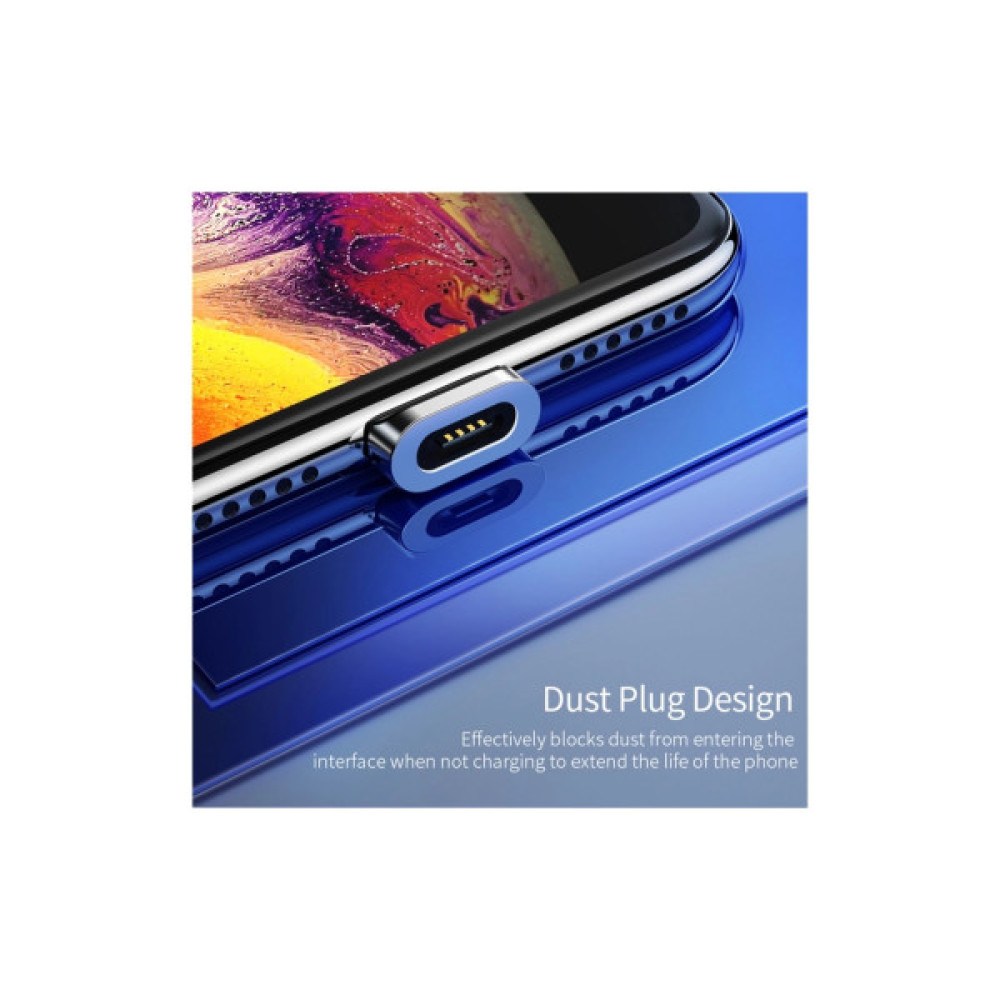 Дата кабель USB 2.0 AM to Lightning Magnetic black Essager (EXCCXL-ML01)