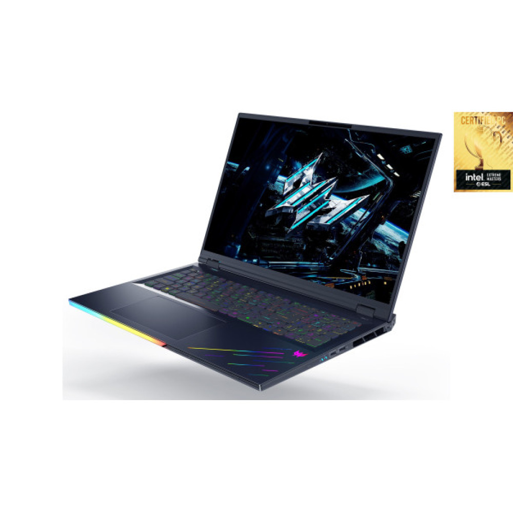 Ноутбук Acer Predator Helios 18 PH18-73 18" WQXGA IPS, Intel U9-275HX, 32GB, F1TB, NVD5080-16, Lin, чорний