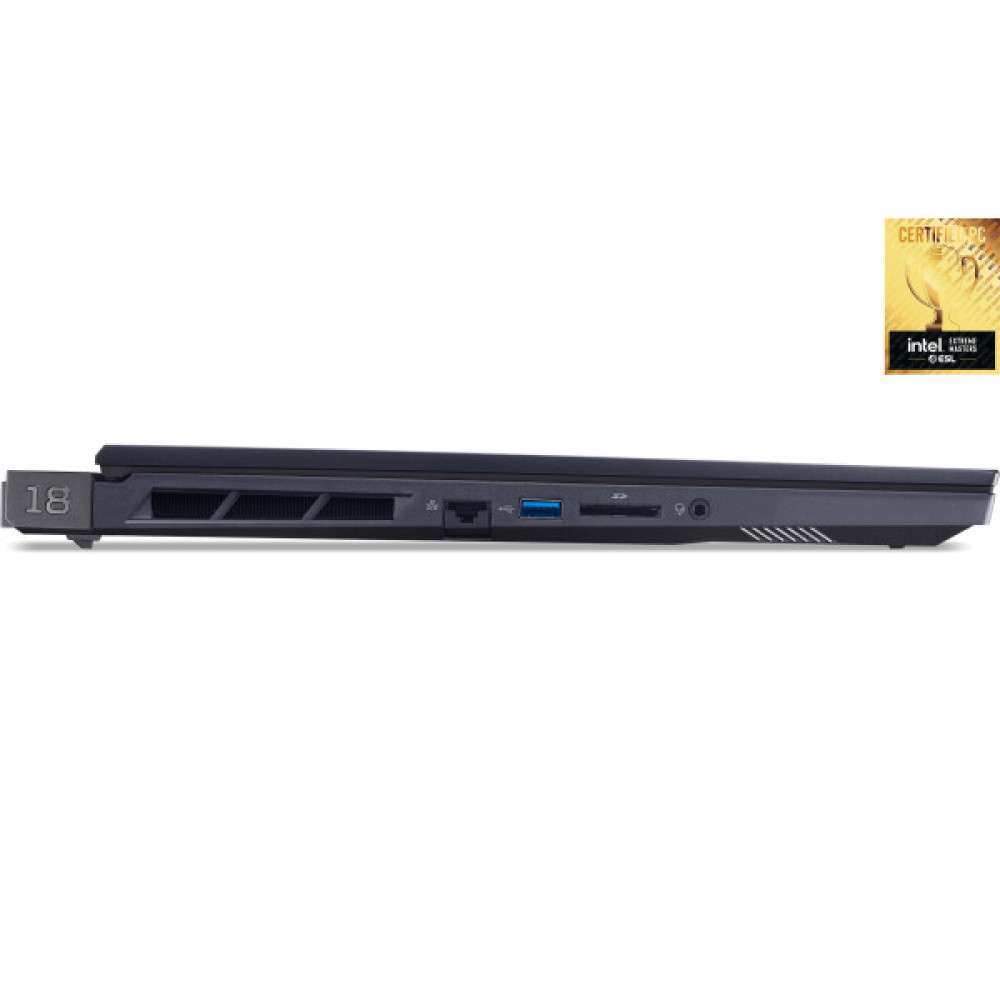 Ноутбук Acer Predator Helios 18 PH18-73 18" WQXGA IPS, Intel U9-275HX, 32GB, F1TB, NVD5080-16, Lin, чорний
