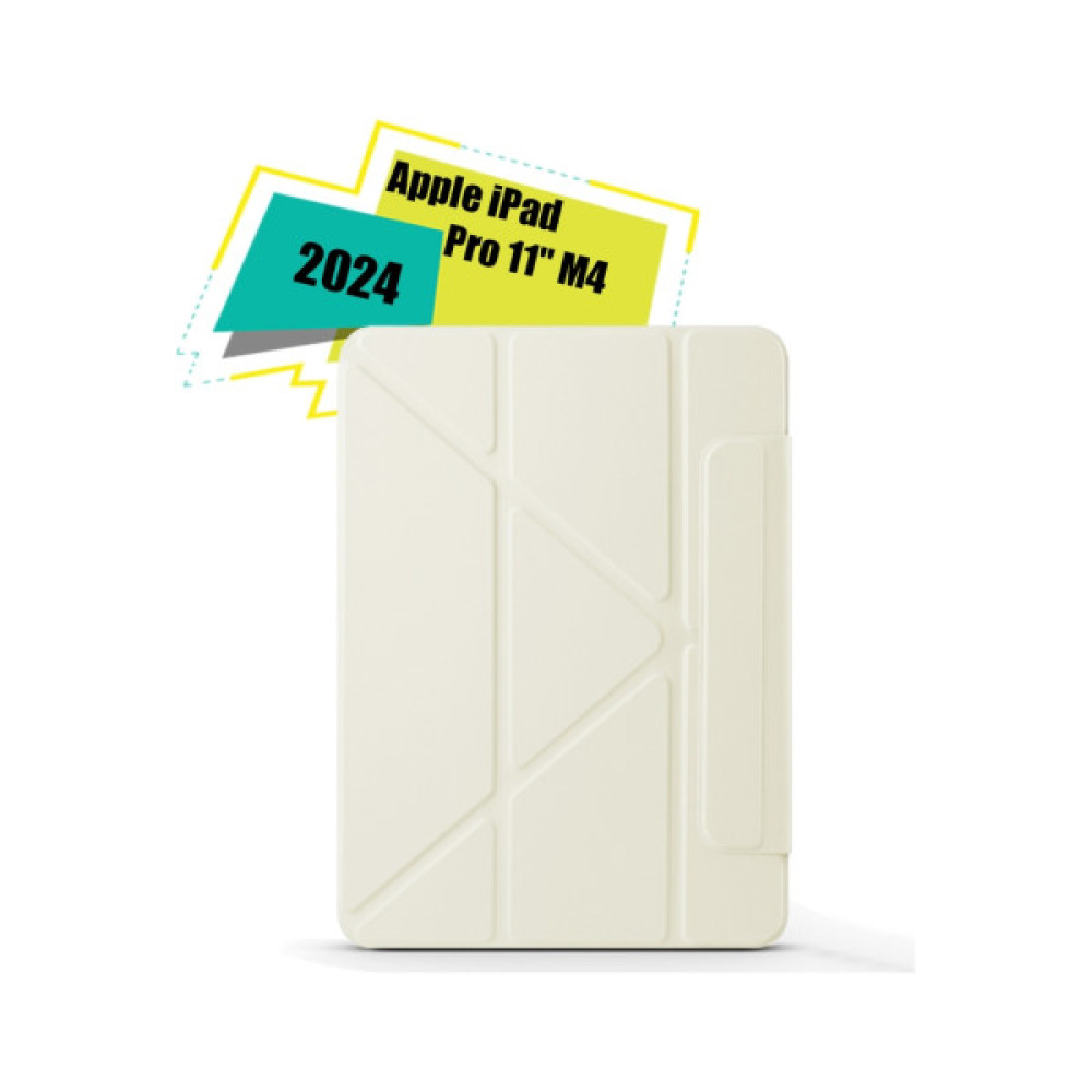 Чохол до планшета BeCover Ultra Slim Origami Magnetic Apple iPad Pro 11" M4 2024 Beige (712961)