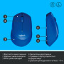 Мишка Logitech M330 Silent plus Blue (910-004910) Мишка Logitech M330 Silent plus Blue (910-004910)
