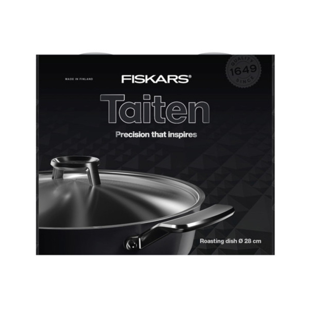 Сотейник Fiskars Taiten з кришкою 28 см (1066950)