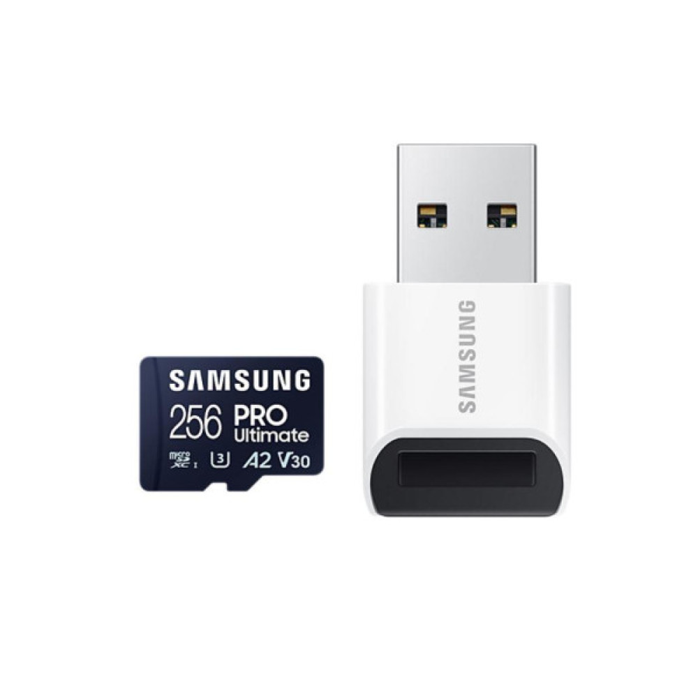 Карта пам'яті Samsung 256GB microSDXC class 10 UHS-I U3 V30 A2 Pro Ultimate (MB-MY256SB/WW)