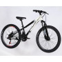 Велосипед Space 24" MARS DD FR рама-11" ST 2026 чорний з білим (OPS-SP-24-059)