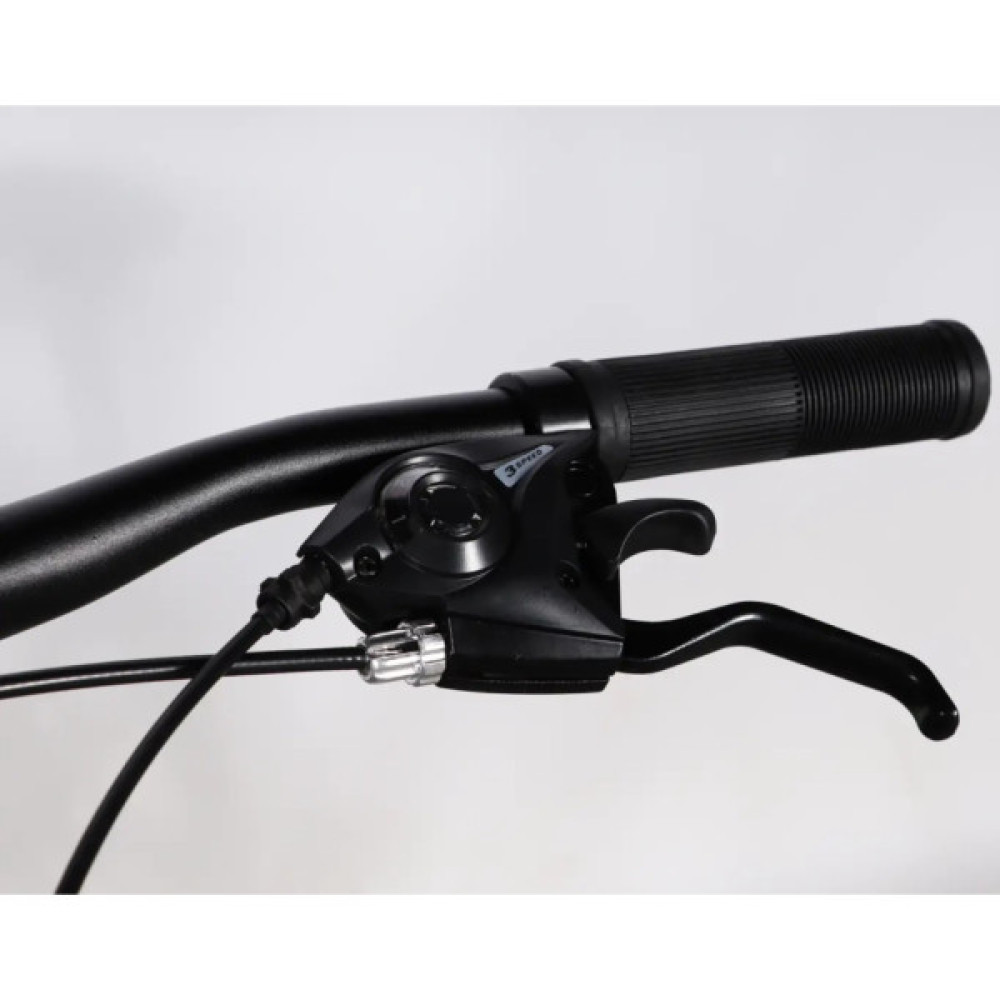 Велосипед Space 24" MARS DD FR рама-11" ST 2026 чорний з білим (OPS-SP-24-059)