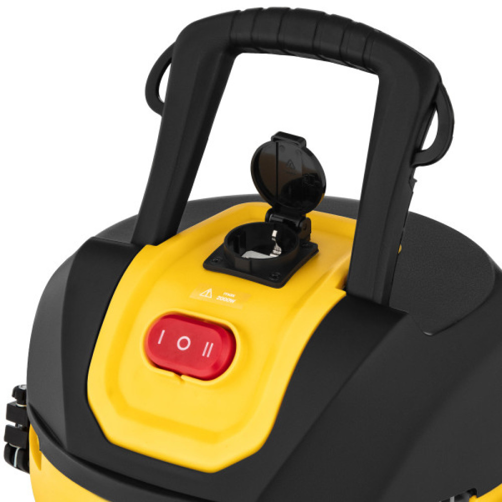 Пилосос професійний 2E PowerClean 30S 1200Вт 17кПа контейнер 30л розетка 220В/2000Вт вологе/сухе прибирання функція повітродувки IPX4 6.3кг