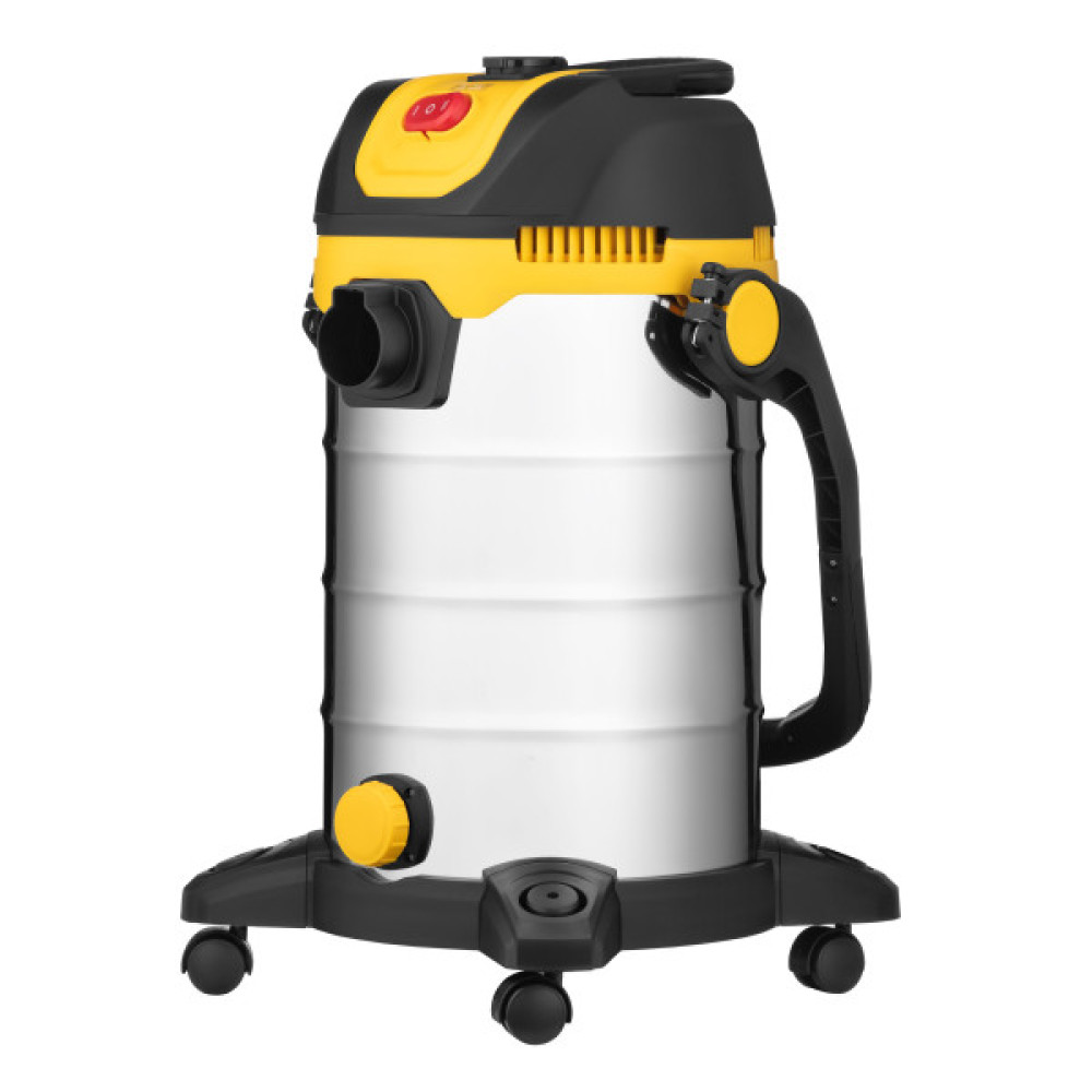 Пилосос професійний 2E PowerClean 30S 1200Вт 17кПа контейнер 30л розетка 220В/2000Вт вологе/сухе прибирання функція повітродувки IPX4 6.3кг