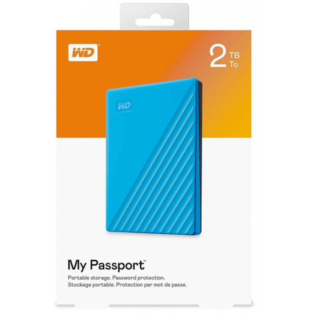 Зовнішній жорсткий диск 2.5" 2TB My Passport Portable WD (WDBYVG0020BBL-WESN)