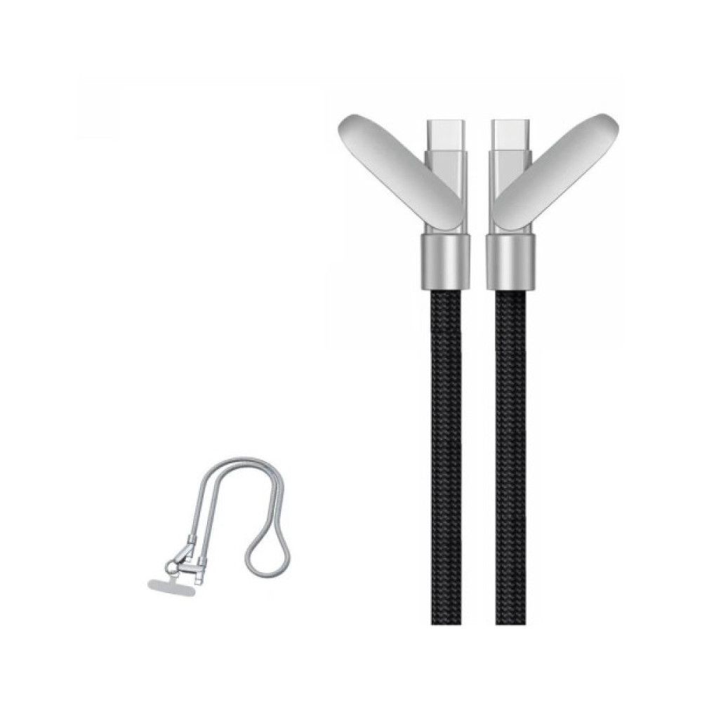 Дата кабель USB-C to USB-C 1.2m PD3.1 100W braided gray XoKo (XK-SC-HLD-200-GR)