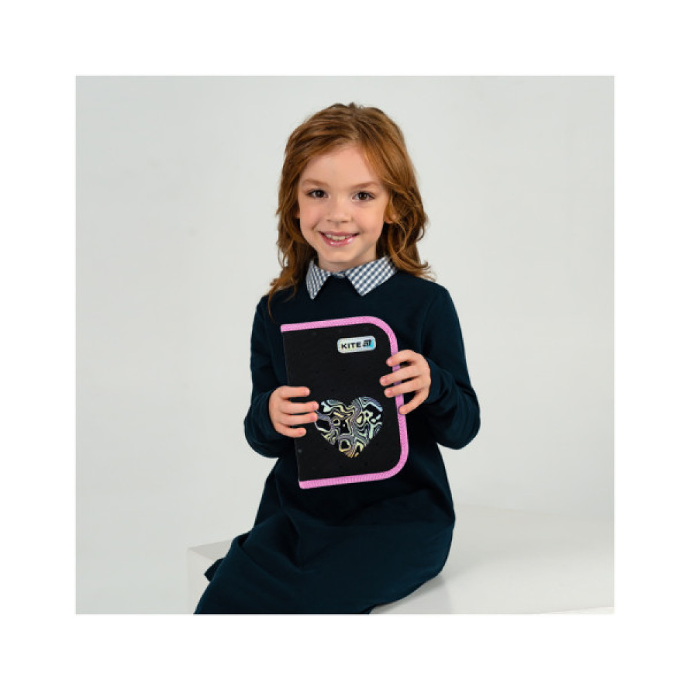 Пенал Kite 622 Love is, 1 відділення, 2 відвороти (K25-622-3)