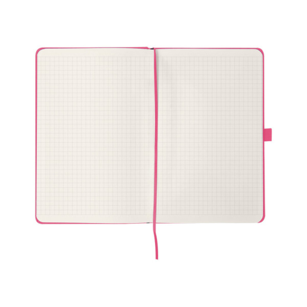 Книга записна Axent Partner, 125x195 мм, 96 аркушів, клітинка, рожева (8201-10-A)