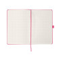 Книга записна Axent Partner, 125x195 мм, 96 аркушів, клітинка, рожева (8201-10-A)