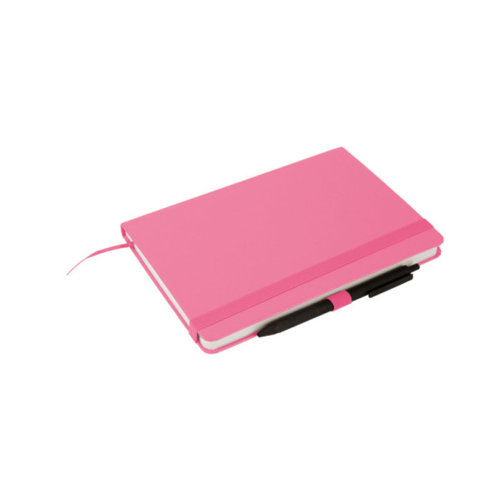 Книга записна Axent Partner, 125x195 мм, 96 аркушів, клітинка, рожева (8201-10-A)