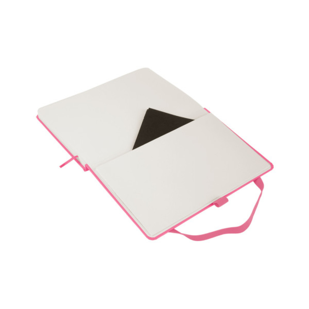 Книга записна Axent Partner, 125x195 мм, 96 аркушів, клітинка, рожева (8201-10-A)