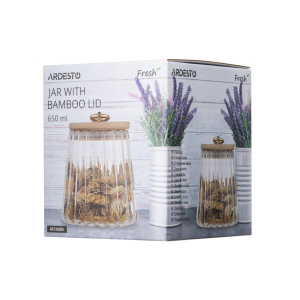 Ємність для сипучих продуктів ARDESTO Fresh Vintage 650 мл (AR1365BV)