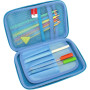 Пенал Cool For School з тисненням 1 відділення Блакитний (QT-3992-Blue) Пенал Cool For School з тисненням 1 відділення Блакитний (QT-3992-Blue)