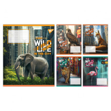 Зошит Yes The wild in the city А5 60 аркушів лінія (767771)