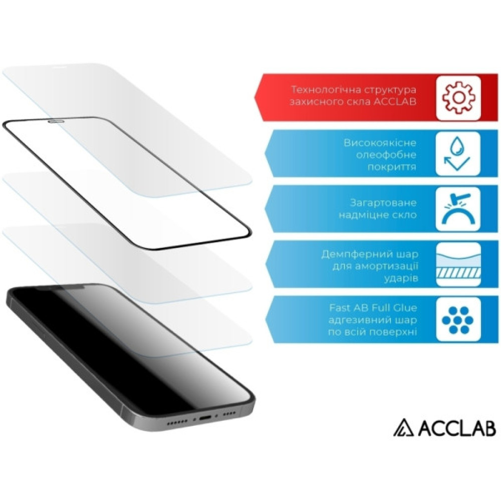 Скло захисне ACCLAB Full Glue MOTO G32 Black (1283126544309)