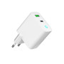 Зарядний пристрій Gembird 1xUSB-A + 1 Type-C (PD20Вт + QC3.0 18Вт) white (TA-UC-PDQC20L-W-01) Зарядний пристрій Gembird 1xUSB-A + 1 Type-C (PD20Вт + QC3.0 18Вт) white (TA-UC-PDQC20L-W-01)