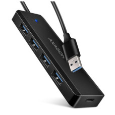 Концентратор AXAGON USB 3.1 to 4xUSB 3.0 black (HUE-C1A) Концентратор AXAGON USB 3.1 to 4xUSB 3.0 black (HUE-C1A)