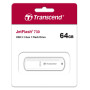 Накопичувач Transcend  64GB USB 3.1 Type-A JetFlash 730 Білий