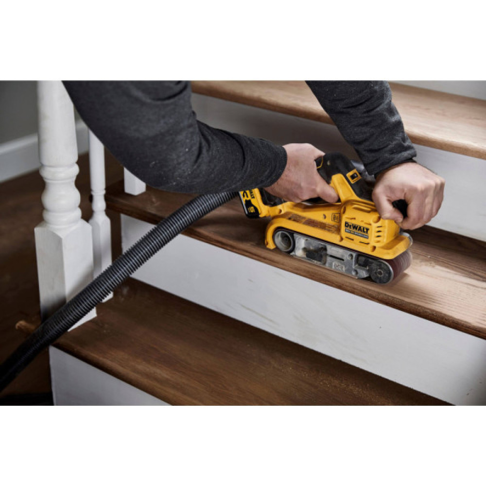 Шліфувальна машина DeWALT XR Li-Ion 18 В 2x5Ah, 198-320 м/хв, стрічка 75х533 мм (DCW220P2)