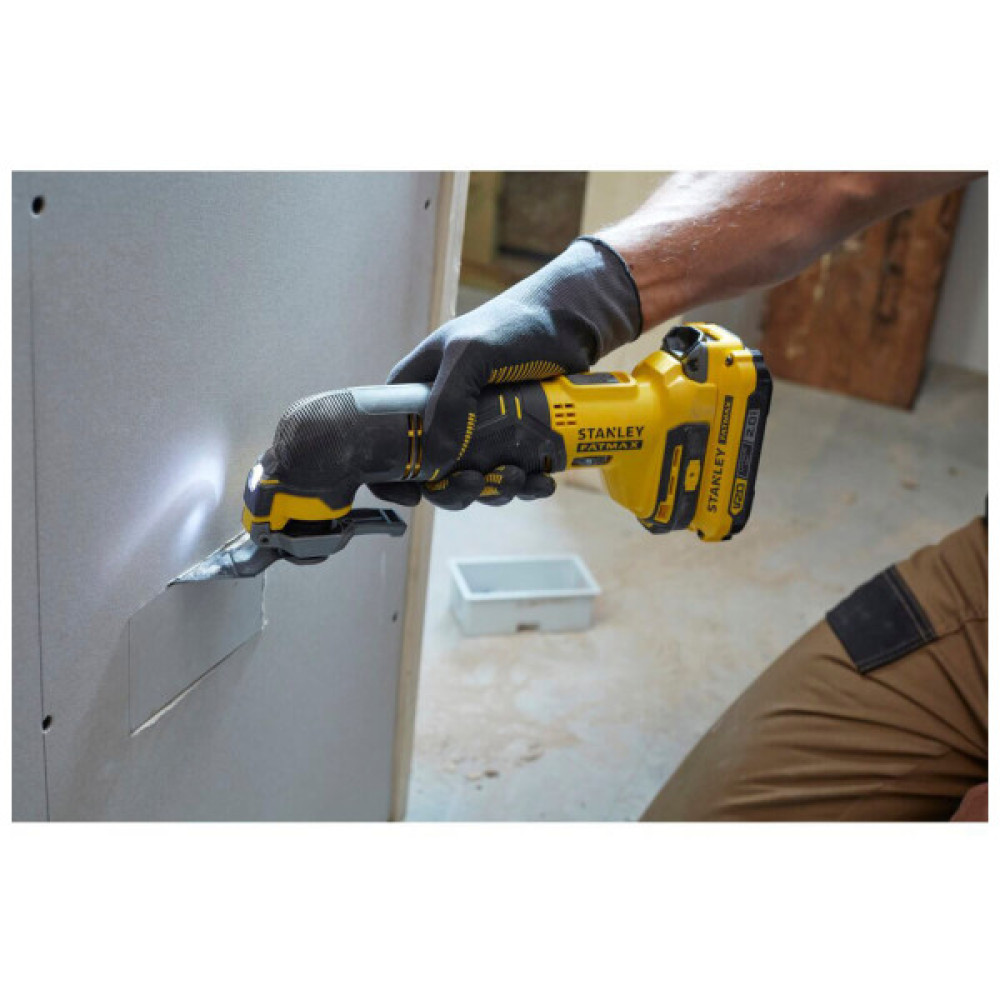 Реноватор Stanley FatMax,18В, 2x2Ah, Li-Ion, 8000-18000 об/хв, 1.40 кг (SFMCE500D2K)