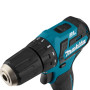 Шурупокрут-дриль акумуляторний Makita DF332DWYE 10.8В 2х1.5А·год 21·35Нм 0-450·0-1500об/хв ЗП кейс 0.86кг