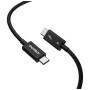 Дата кабель USB-C to USB-C 1.0m Thunderbolt 5 Intel certified Choetech (A3011)