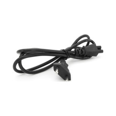 Кабель живлення C5 1.2m 0.5mm black Voltronic (PC-184/2 CEE7/16-C5-1.2M/42609)
