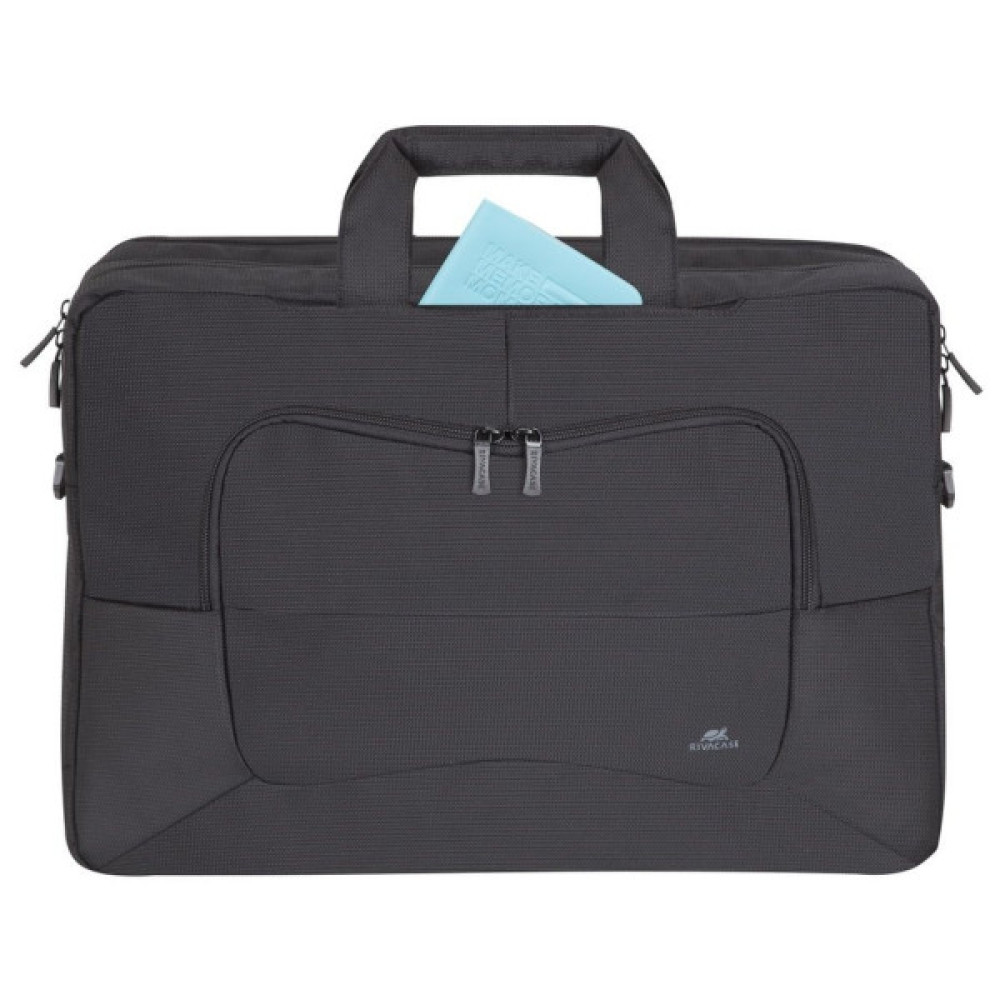 Сумка для ноутбука RivaCase 15.6" 8455 Tegel, Black, ECO (8455Black)