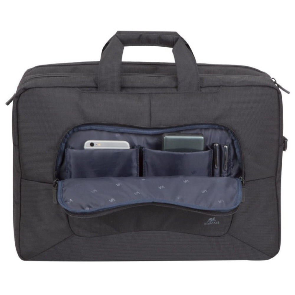 Сумка для ноутбука RivaCase 15.6" 8455 Tegel, Black, ECO (8455Black)