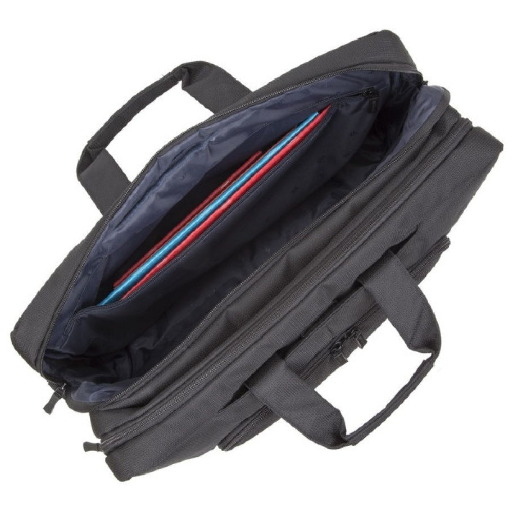 Сумка для ноутбука RivaCase 15.6" 8455 Tegel, Black, ECO (8455Black)