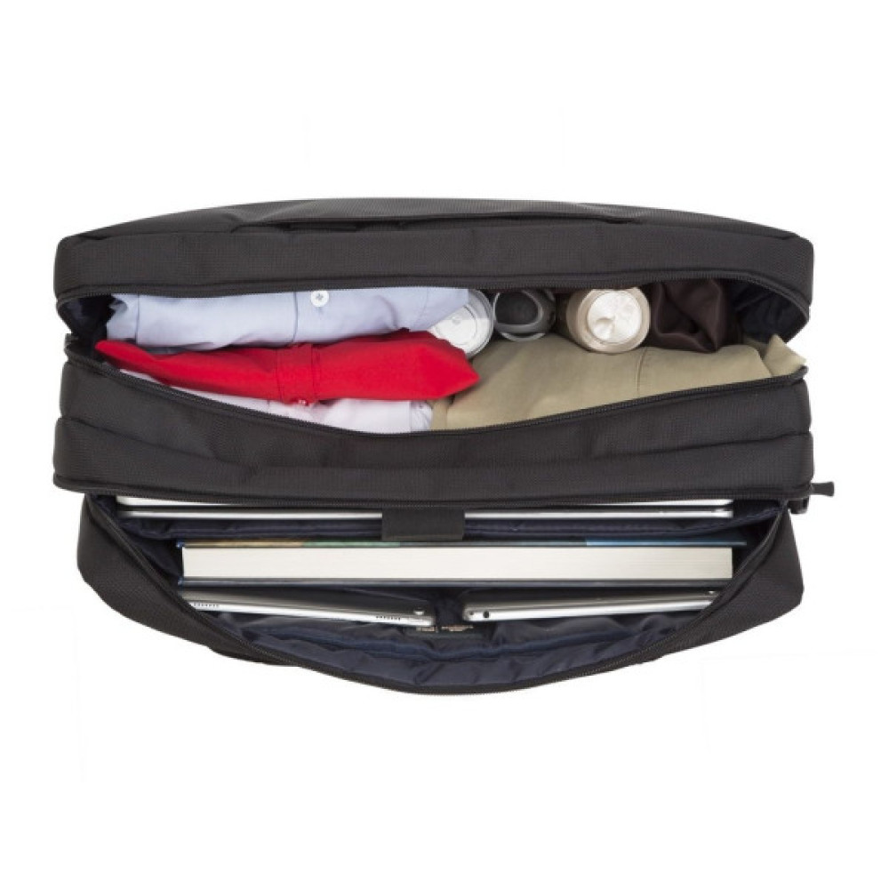 Сумка для ноутбука RivaCase 15.6" 8455 Tegel, Black, ECO (8455Black)