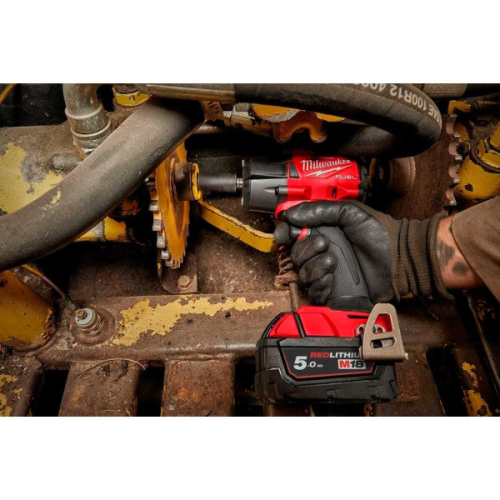 Гайковерт ударний акумуляторний Milwaukee M18 FMTIW2F12-502X 18В АКБ 2х5А·год 0-2575об·хв 881Нм 1/2" ЗП M12-18FC кейс 6.28кг