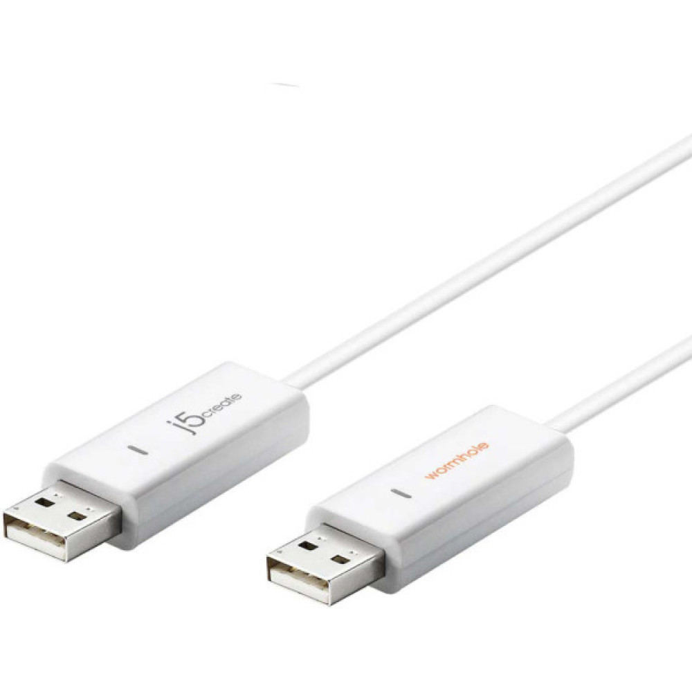 Дата кабель USB 2.0 AM/AM 1.8m Windows & Mac J5create (JUC400-N)