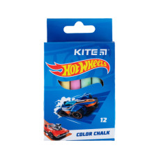 Крейда Kite кольорова Jumbo Hot Wheels, 12 кольорів (HW24-075)